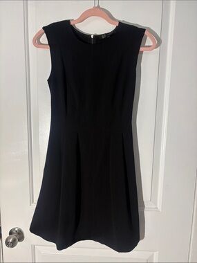Dynamite Black Sleeveless Fit-and-Flare Dress